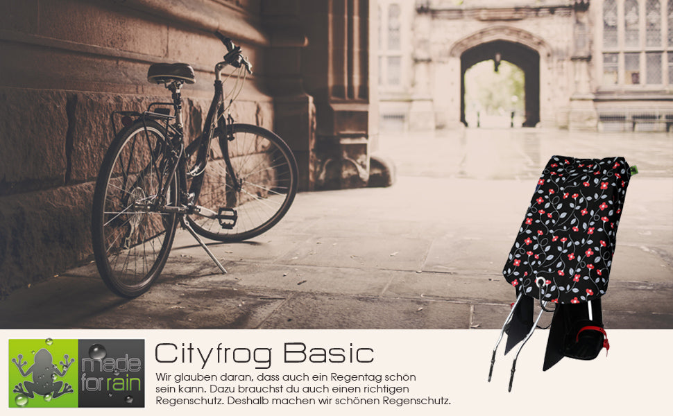 Regenschutz für Kinderfahrradsitze - CityFrog Basic