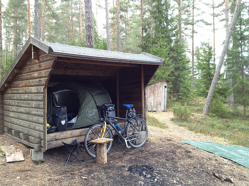 Ein Sattelbezug auf Reisen