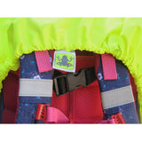 Wasserdichtes Regencover mit Reflektor für Schulranzen - BackRider School - B-Ware - MadeForRain