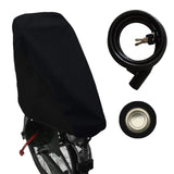 Kombi-Regenschutz mit Diebstahlschutz für Kindersitz und Sattel - CityFrog 2in1 AntiTheft - Neu - MadeForRain