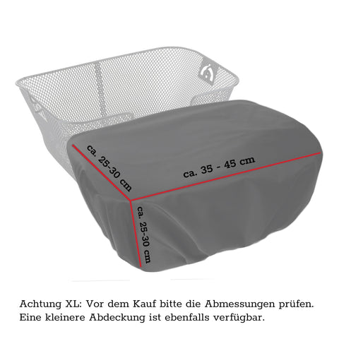 Wasserdichte Abeckung für Fahrradkörbe online kaufen bei MadeForRain